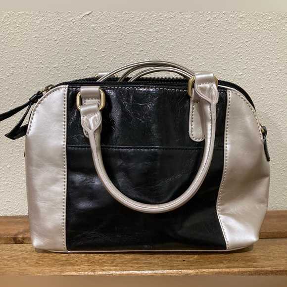 Aurielle vintage black and silver hand bag - Picture 3 of 4